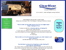 Tablet Screenshot of clearriverfueloil.com